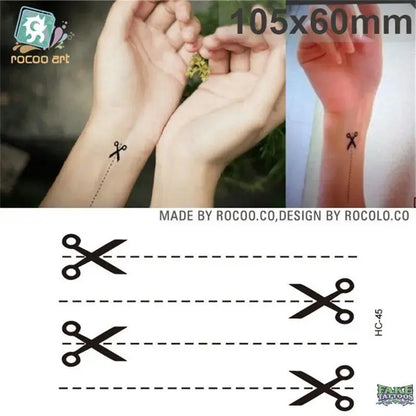 Body Art Sex waterproof temporary tattoos for men and women individuality 3d Barcode design tattoo sticker Wholesale HC1077