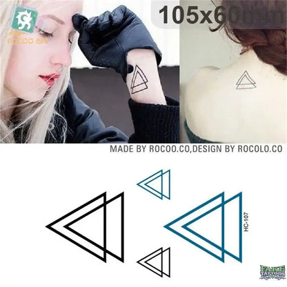 Body Art Sex waterproof temporary tattoos for men and women individuality 3d Barcode design tattoo sticker Wholesale HC1077