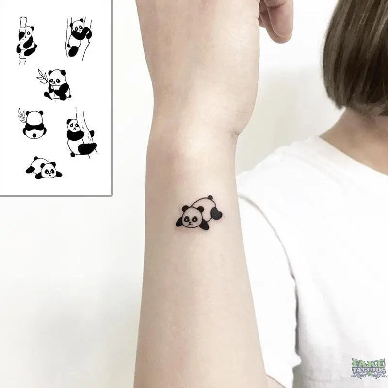 Panda tattoo, Bear tattoos, Panda art