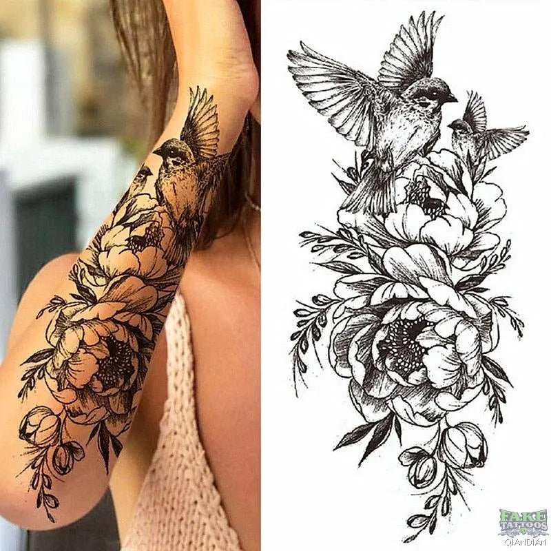 Amazon.com : Kotbs 2 Sheets Extra Large Totem Temporary Tattoo Stickers,  Waterproof Big Temporary Tattoos for Men Adults Guys Women Body Art Arm  Shoulder Chest Make Up Fake Tattoos : Beauty &