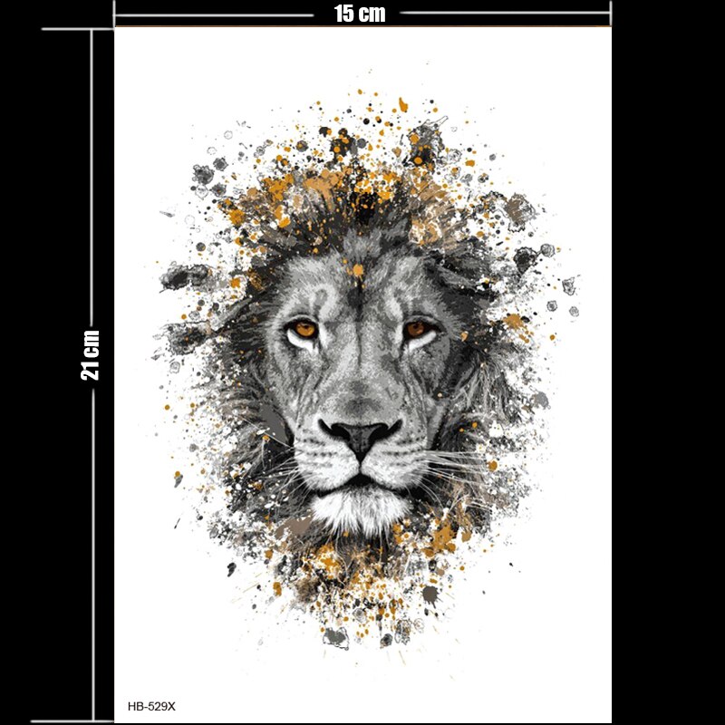 Sticker Lion Tattoo - PIXERS.US