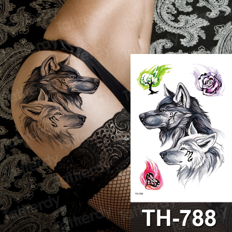 The Wolf tattoo meaning - facts about drawing and photo examples for the  site tattoovalue.net - YouTube