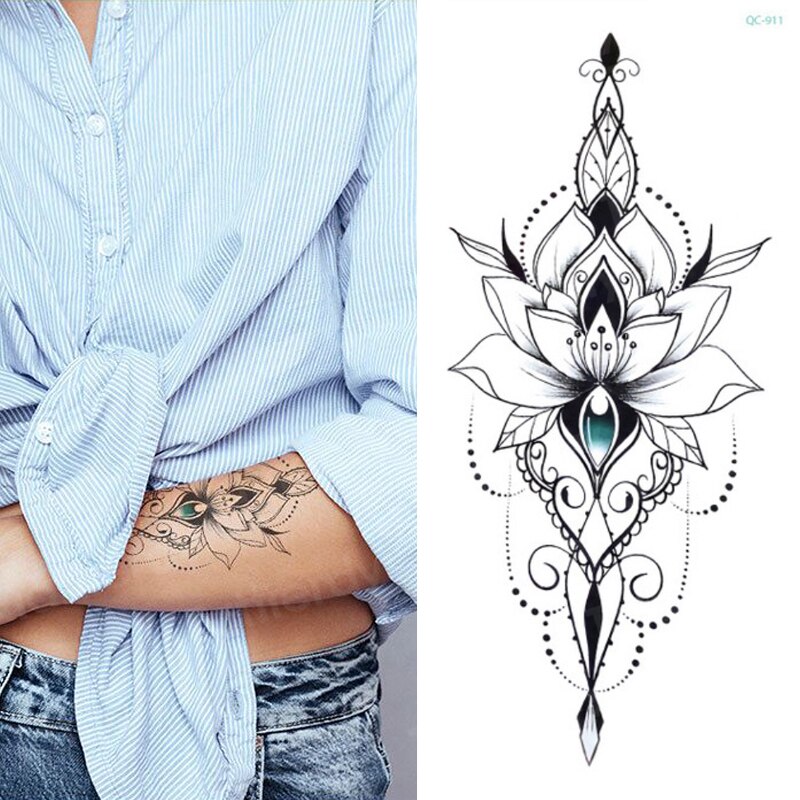 Buy Instant Download Tattoo Design Triangle Mandala and Roses Tattoo  Printable Stencil Template Online in India - Etsy