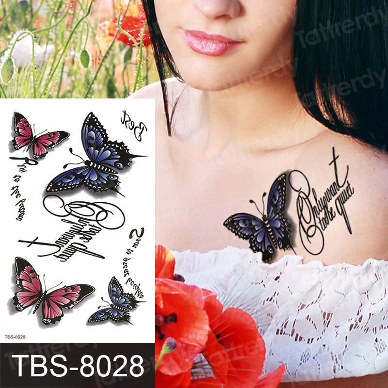 Constellation English Letter Tattoo Sticker Waterproof - Temu