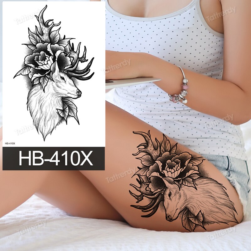 Wrist Plain Flower Tattoo Stickers 15 Days Temporary - Temu