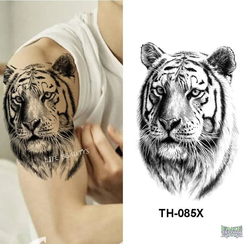 realistic color tiger tattoo by Ty McEwen: TattooNOW