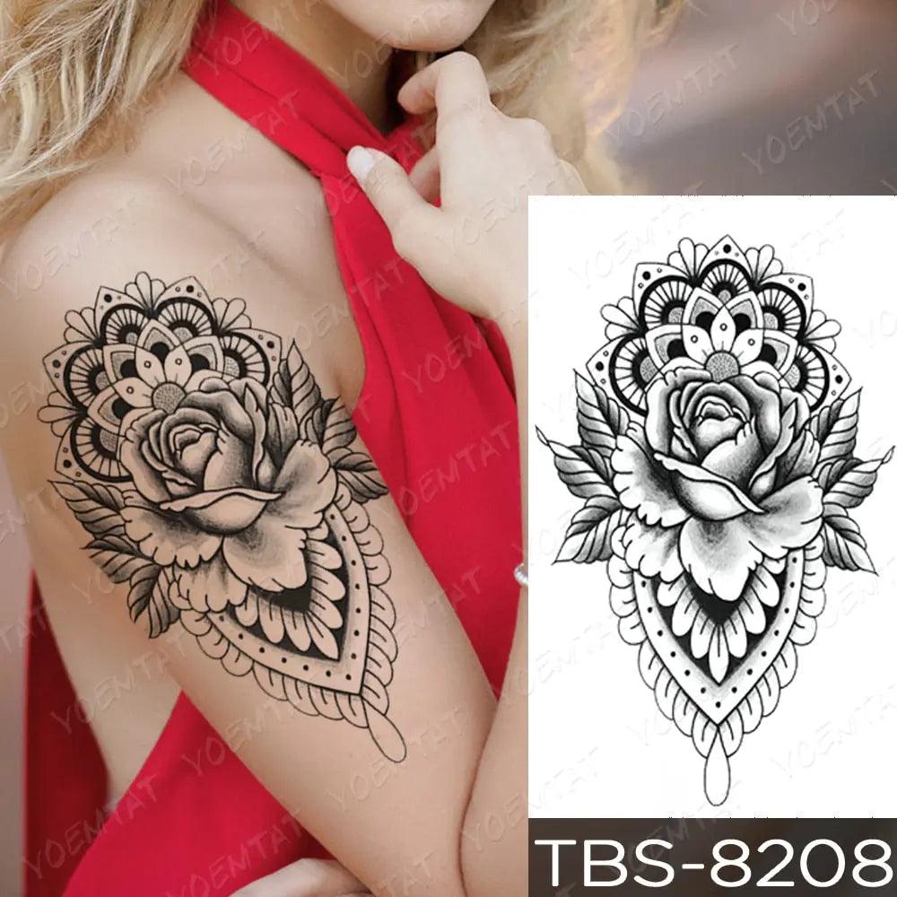 Mandala Tattoo Cliparts, Stock Vector and Royalty Free . Mandala Tattoo  Illustrations