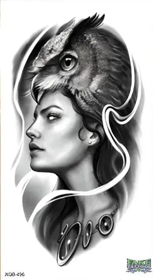 Owl Woman Tattoo