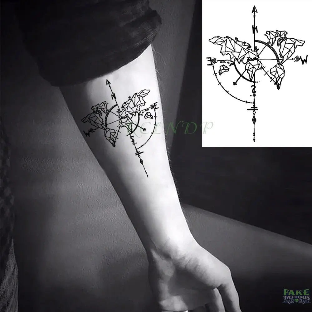 Small Size Sketch Flower Waterproof Temporary Tattoos, Black Minimalist  Rose Pattern Female, Body Art Hand Finger Tattoo Sticker - AliExpress