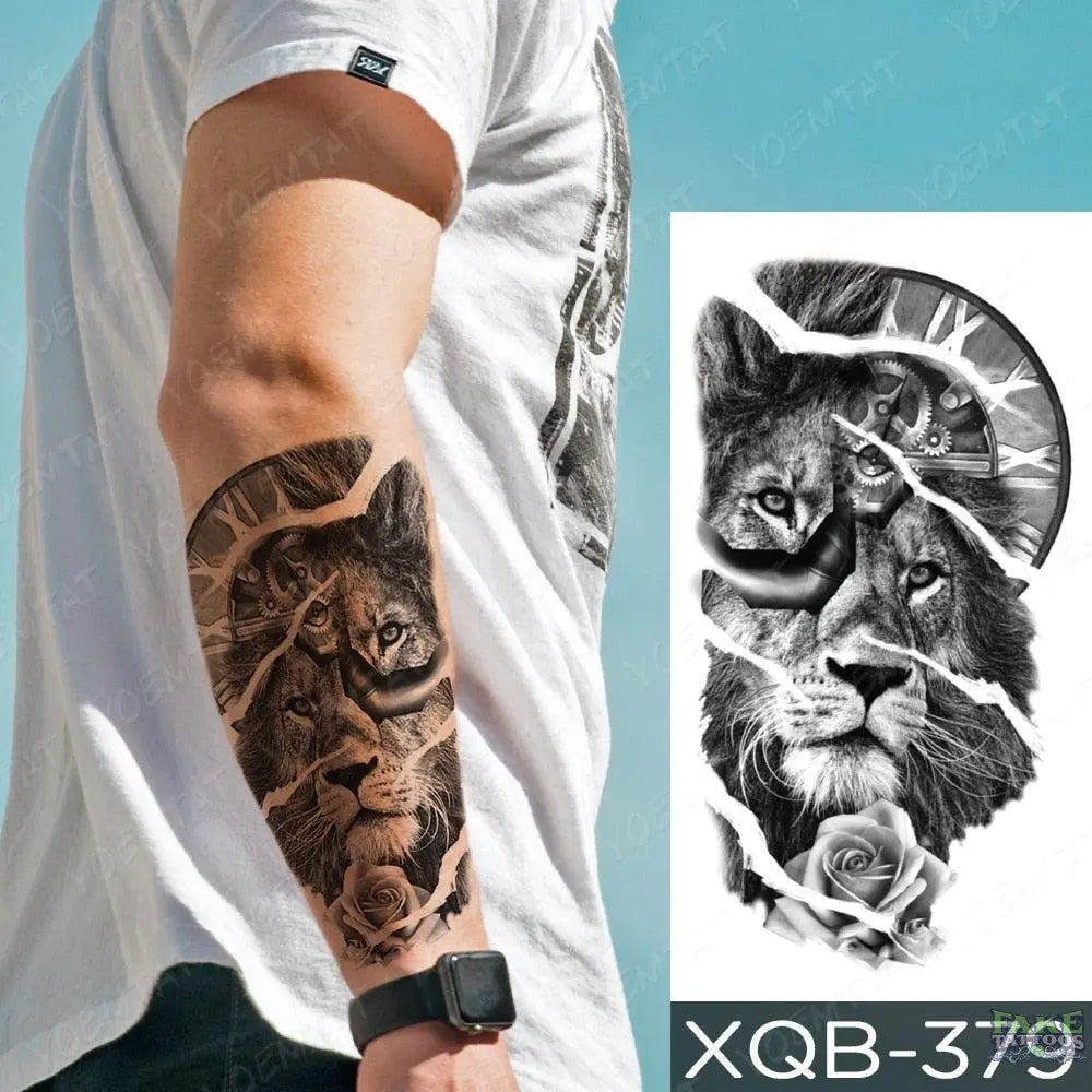 Waterproof Forest Wolf Temporary Tattoo Paper For Men Large Black Body Art  For Arms, Chest, And More 2019 New Release From Carloas, $22.71 | DHgate.Com