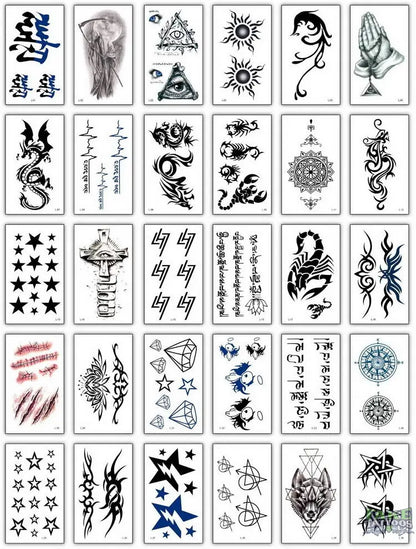 30pcs/lot halloween face tattoo sticker zombie scars tattoos with fake scab blood temporary tattoos stars transfer tatoo sets