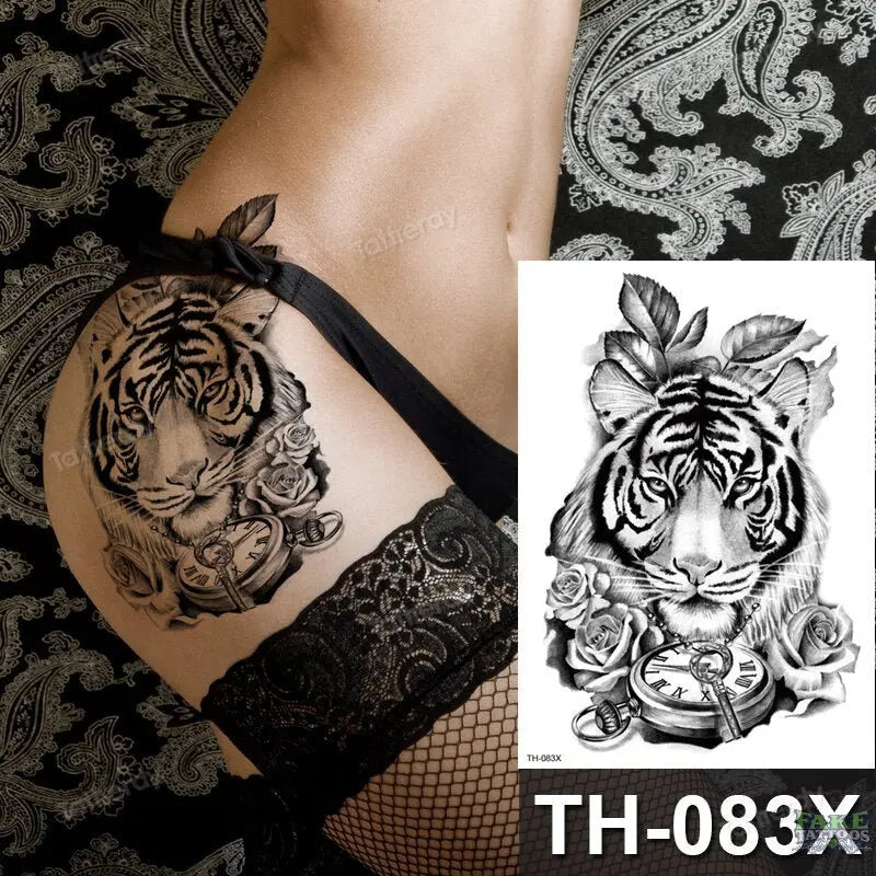 Big tiger by tattooist Chenjie - Tattoogrid.net