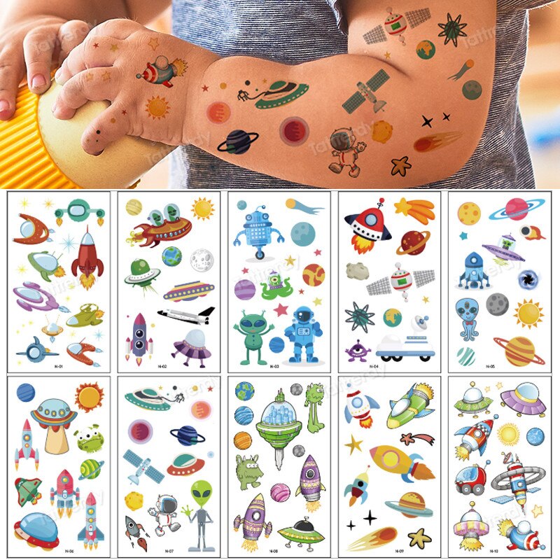 Space Temporary Tattoo | PAPERSELF
