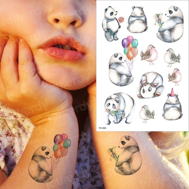 All Saints' Day Luminous Tattoo Temporary Waterproof Festival Glitter  Stickers for Kids Semi Permanent Face Fake